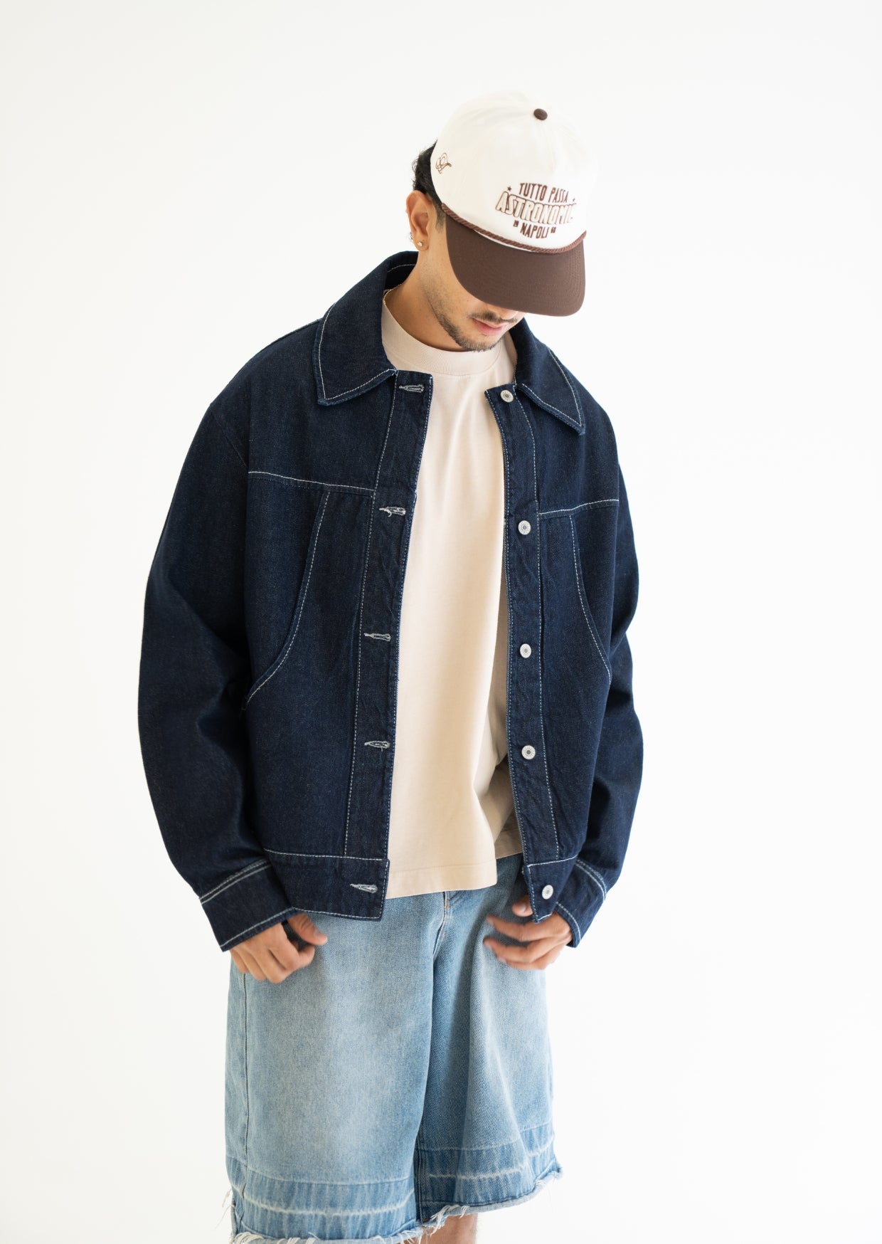 Chaqueta Denim - Azul Raw