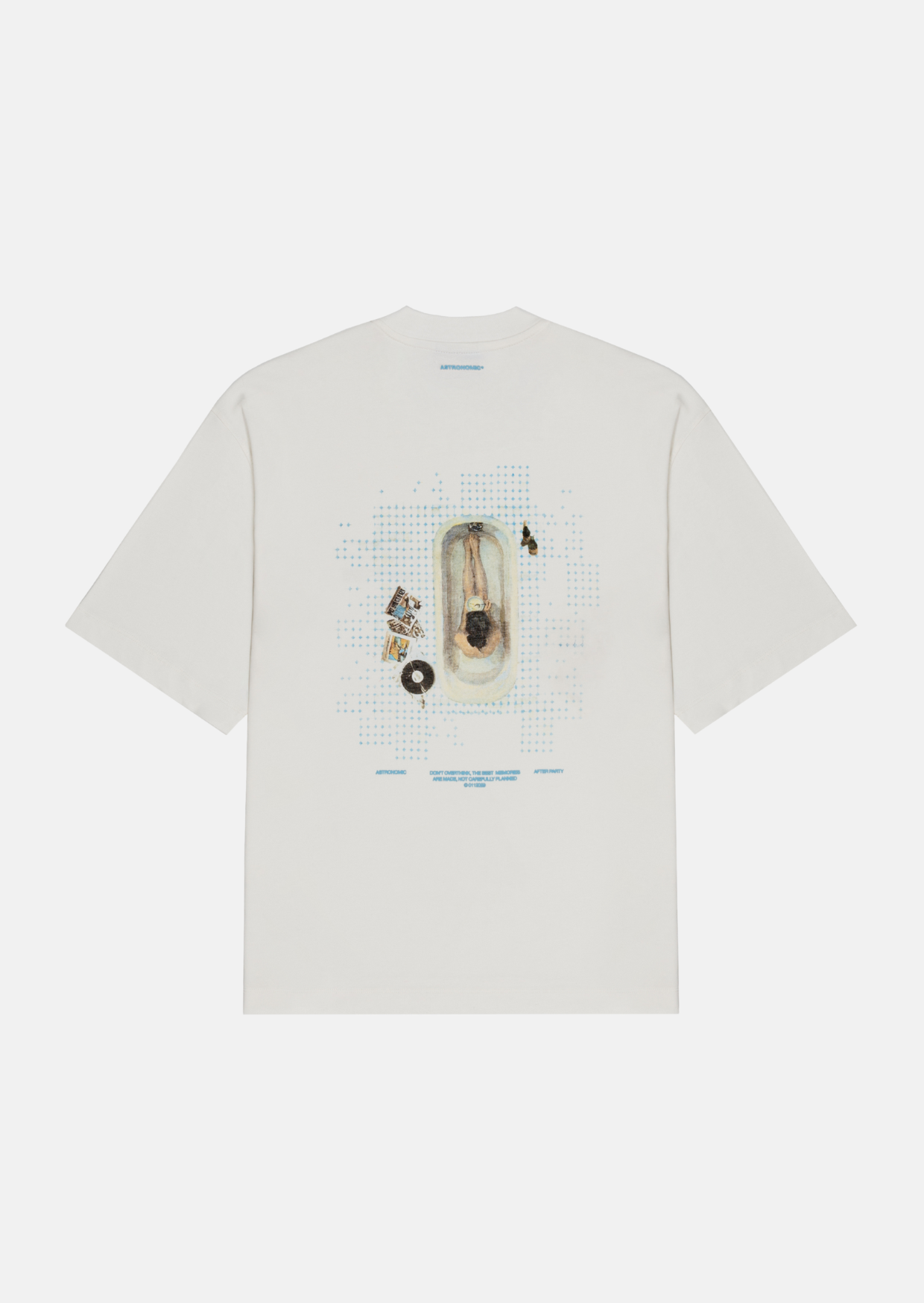 Camiseta Calm & Relaxing - Blanco Crema