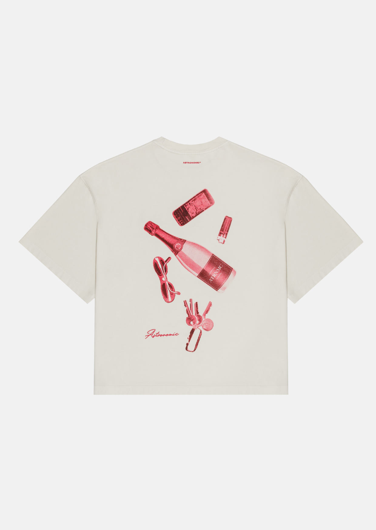 Camiseta Champagne - Blanco Crema