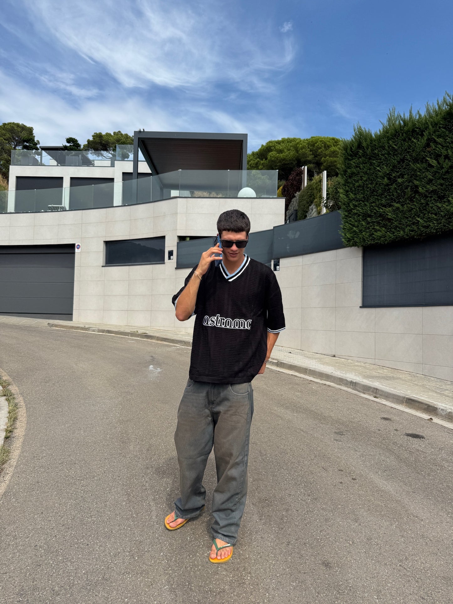 Knit Jersey Marina - Negro