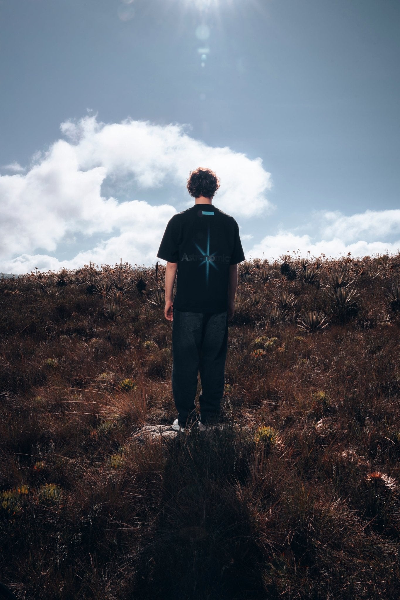 Camiseta Estrella Boreal - Negra - Astronomic