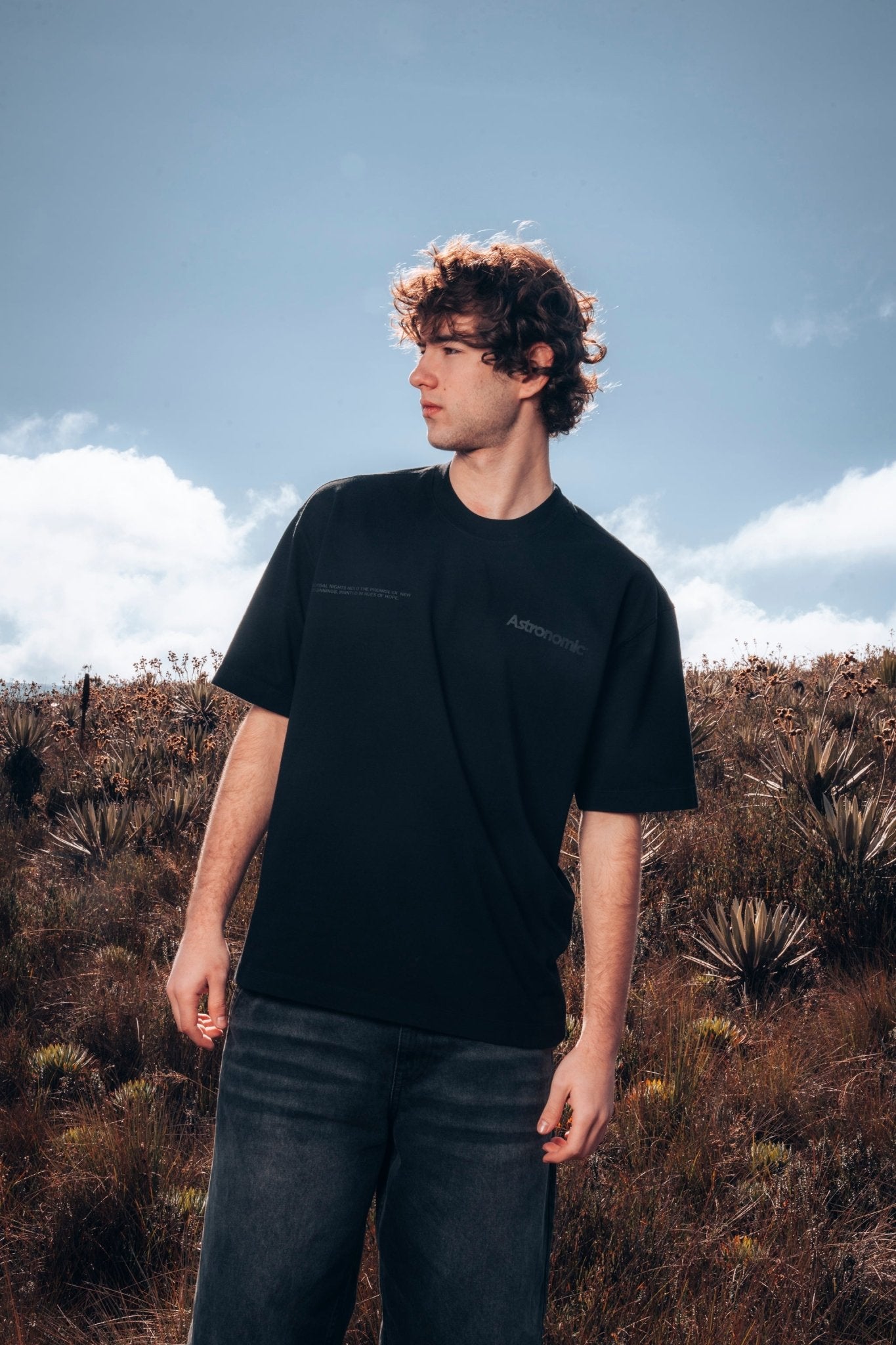 Camiseta Estrella Boreal - Negra - Astronomic