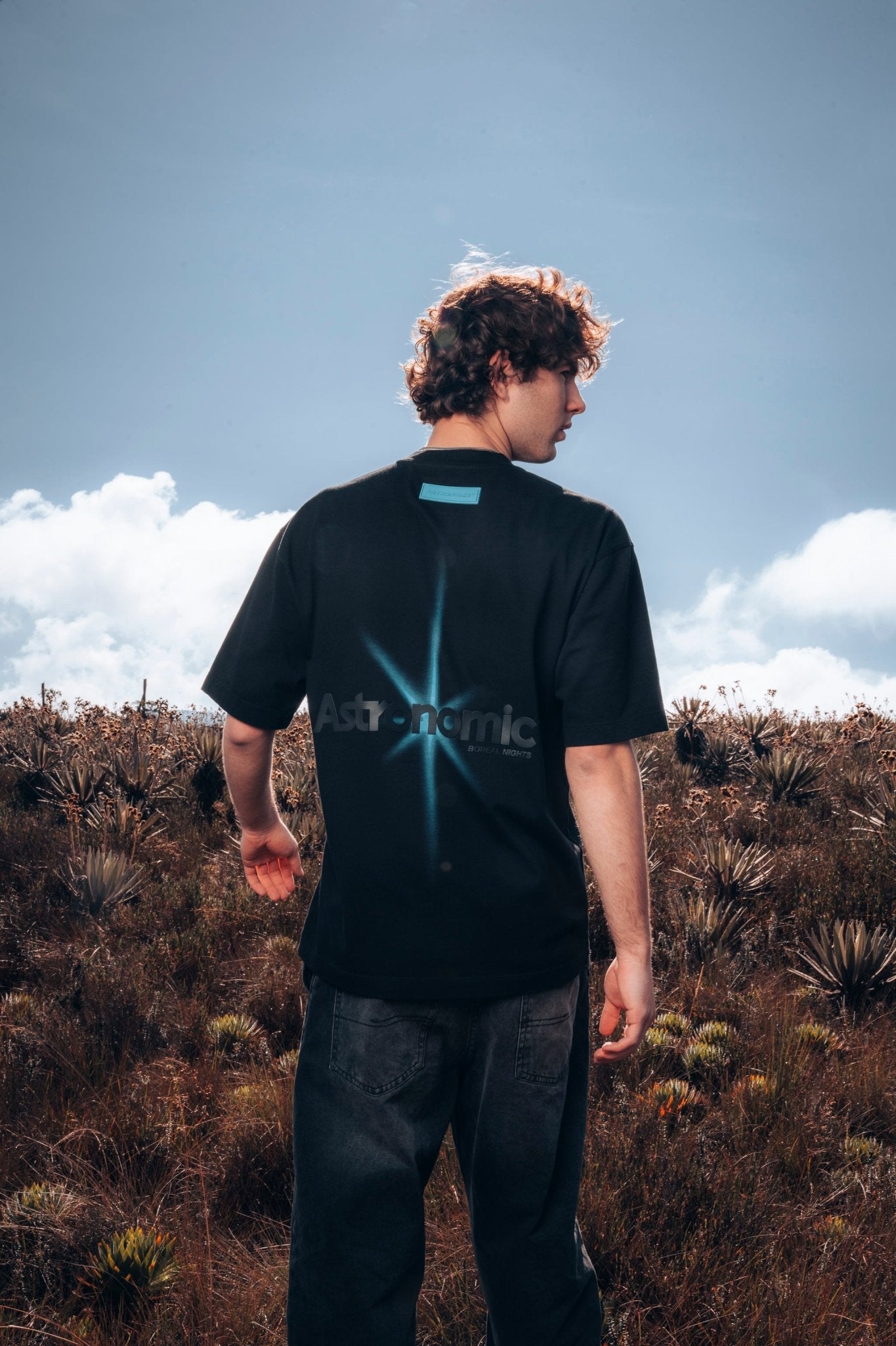 Camiseta Estrella Boreal - Negra - Astronomic