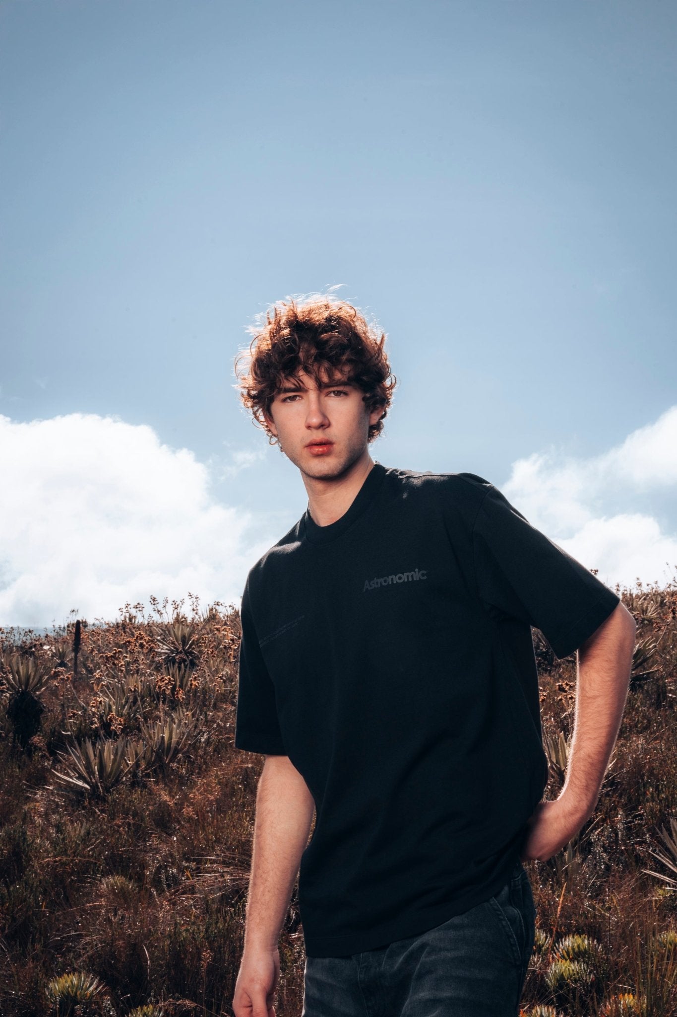 Camiseta Estrella Boreal - Negra - Astronomic