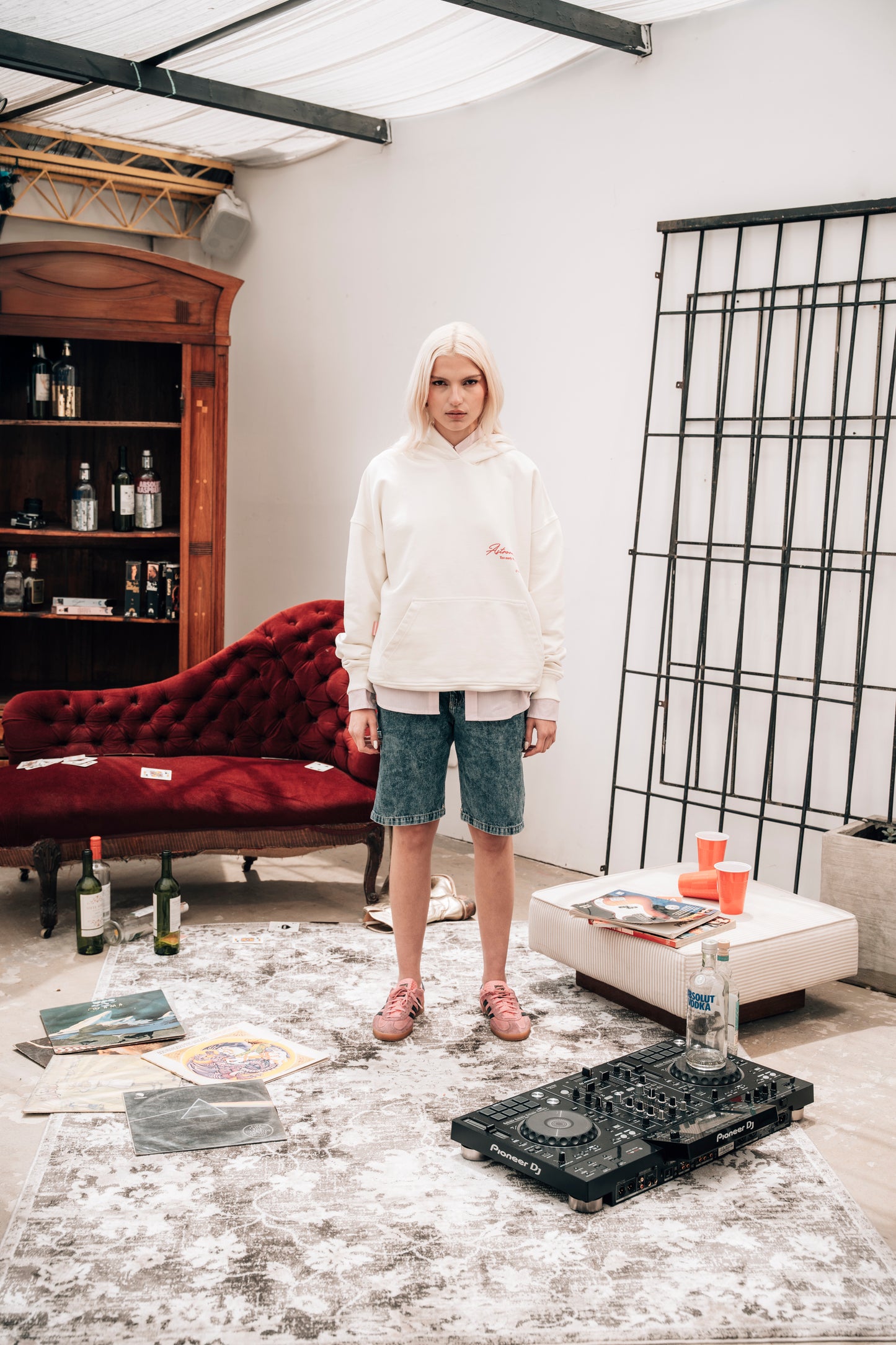 Hoodie Party Bag- Crema