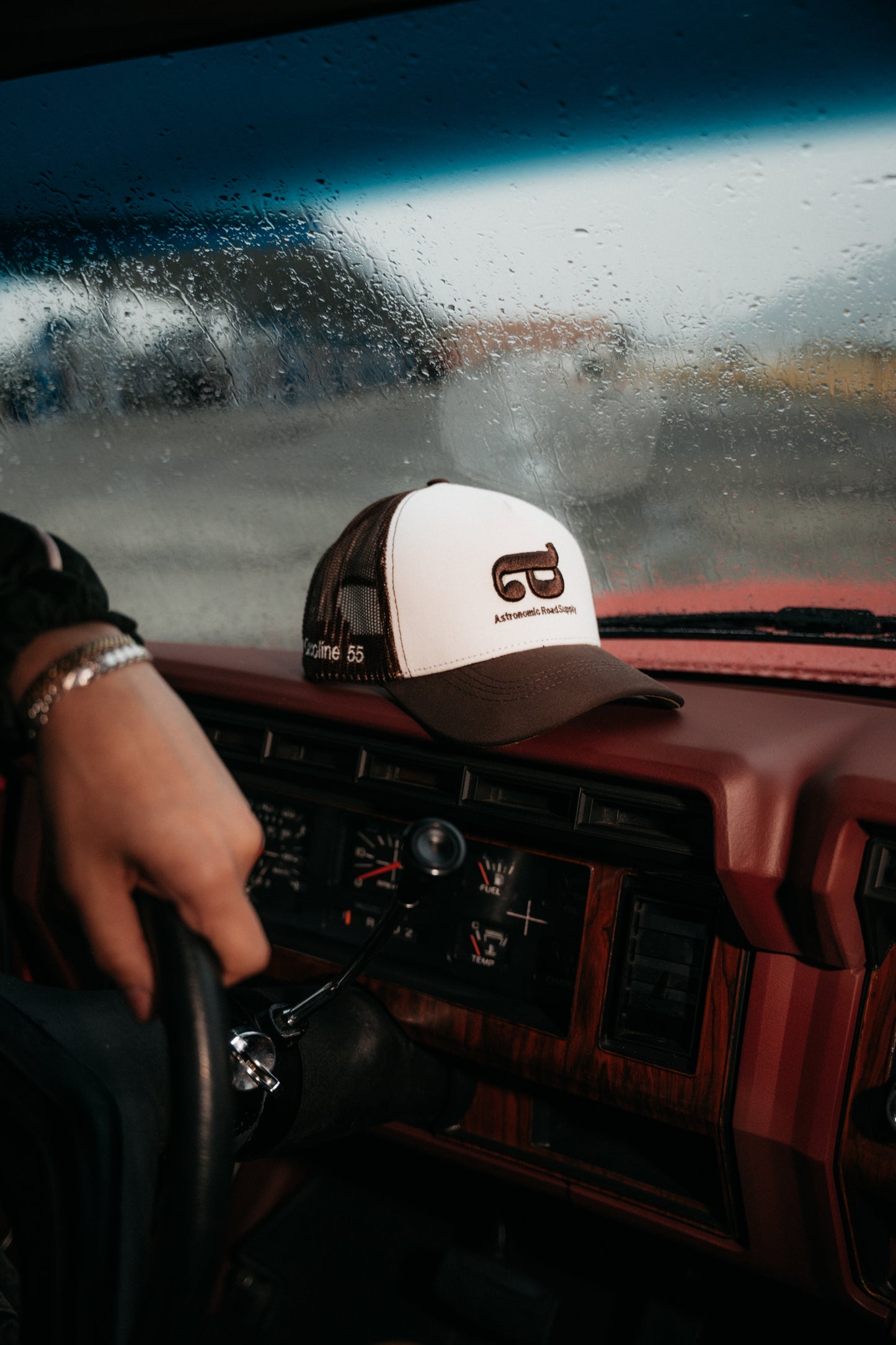 Gorra Ready To Ride - Crema y Café