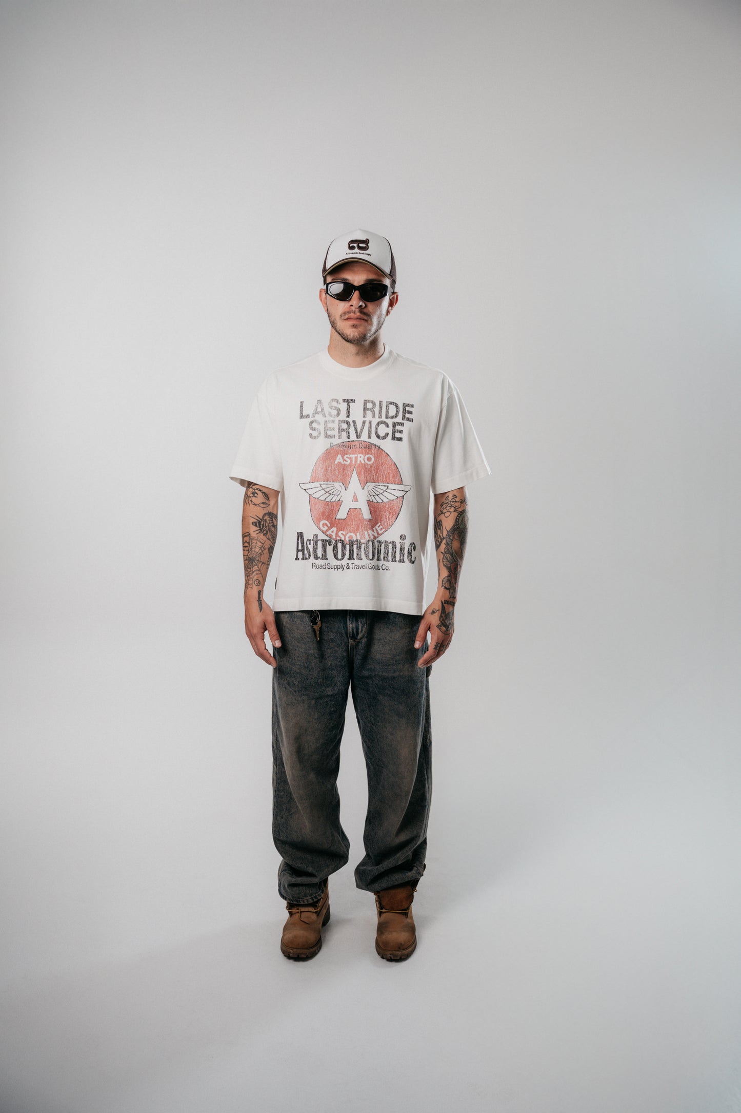 Camiseta Gasoline - Blanco Hueso