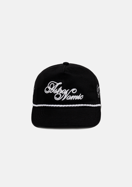 Gorra Golfer Ciao Bella - Negro
