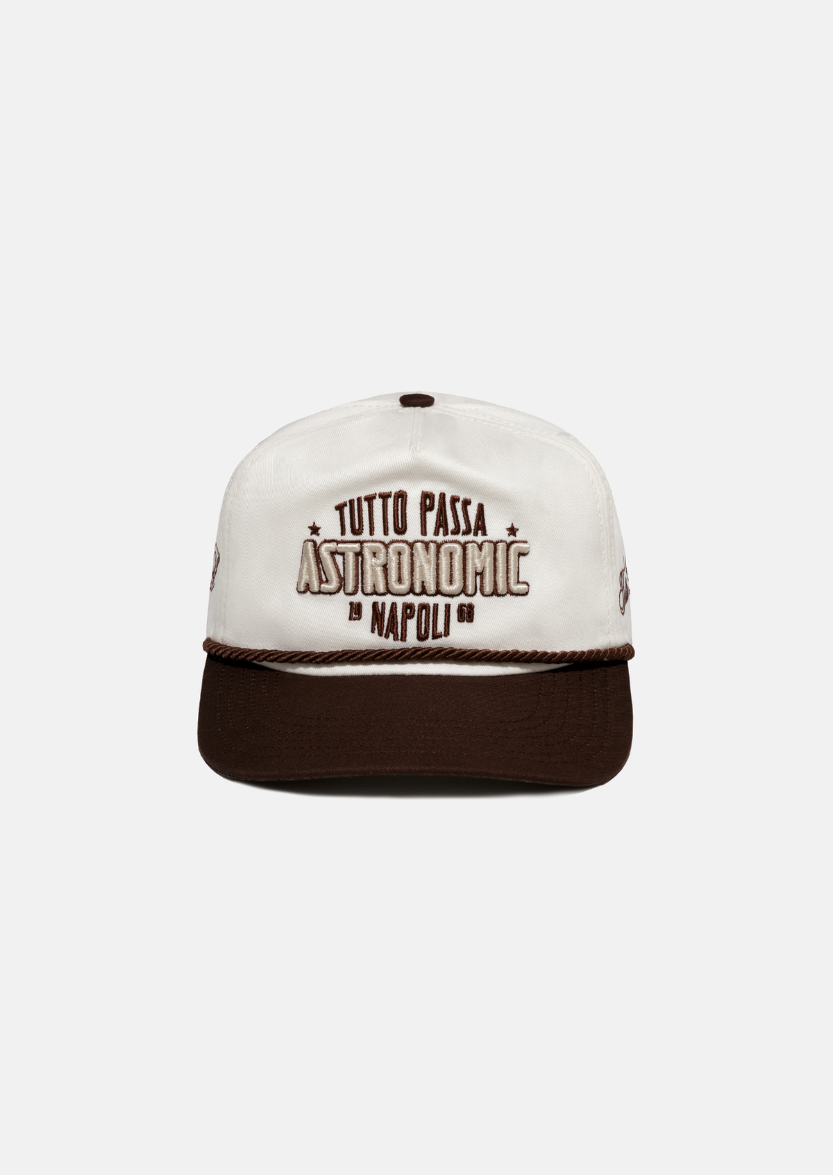 Gorra Golfer Napoli - Crema y Café