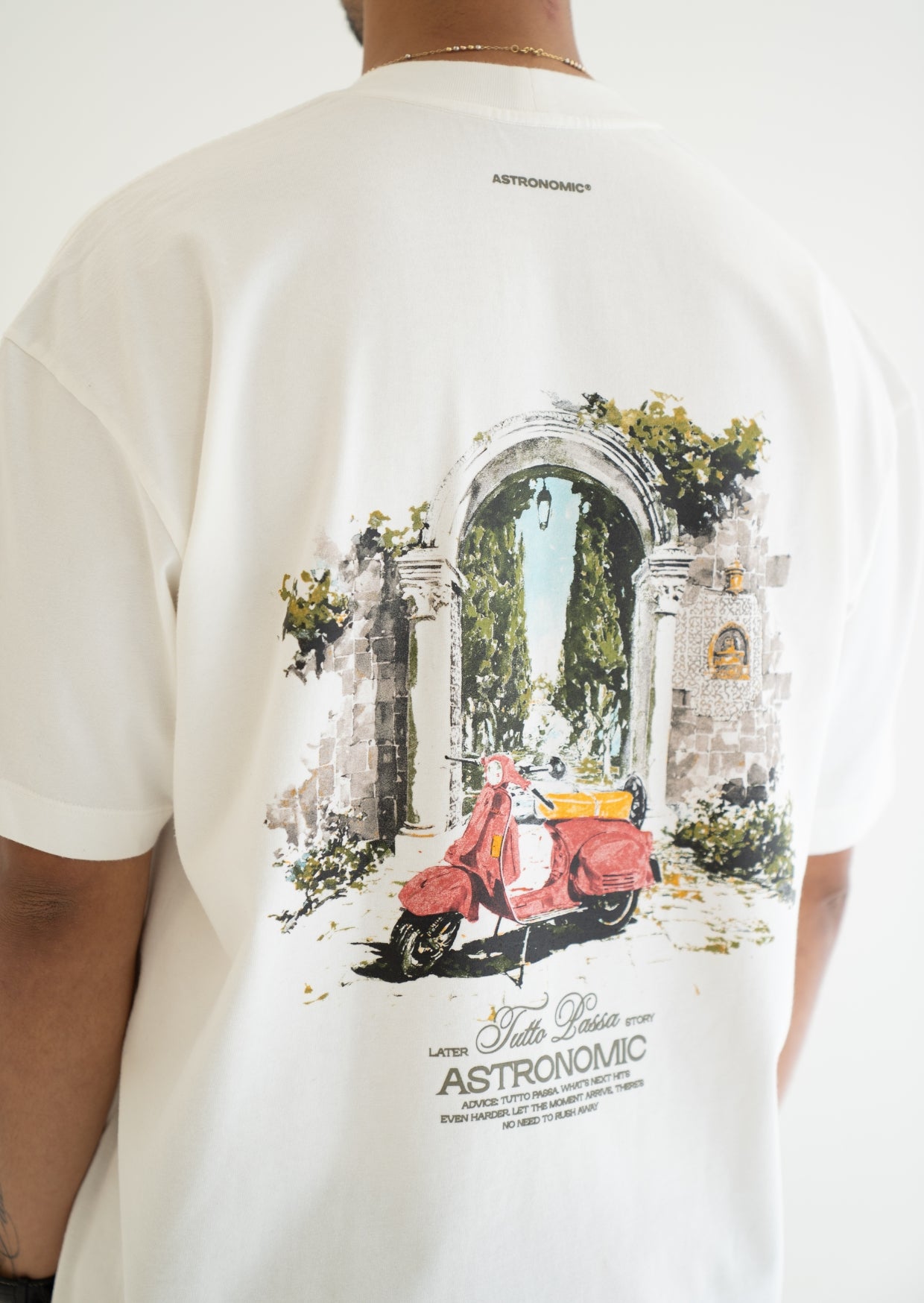 Camiseta Vespa - Blanco