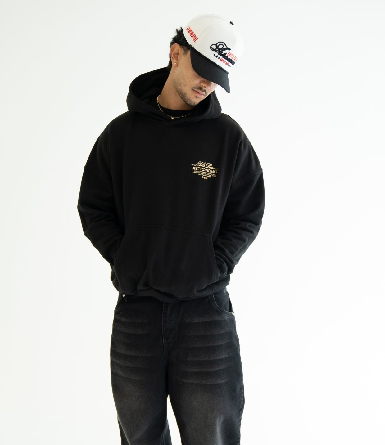 Hoodie Portofino Sunset- Negro