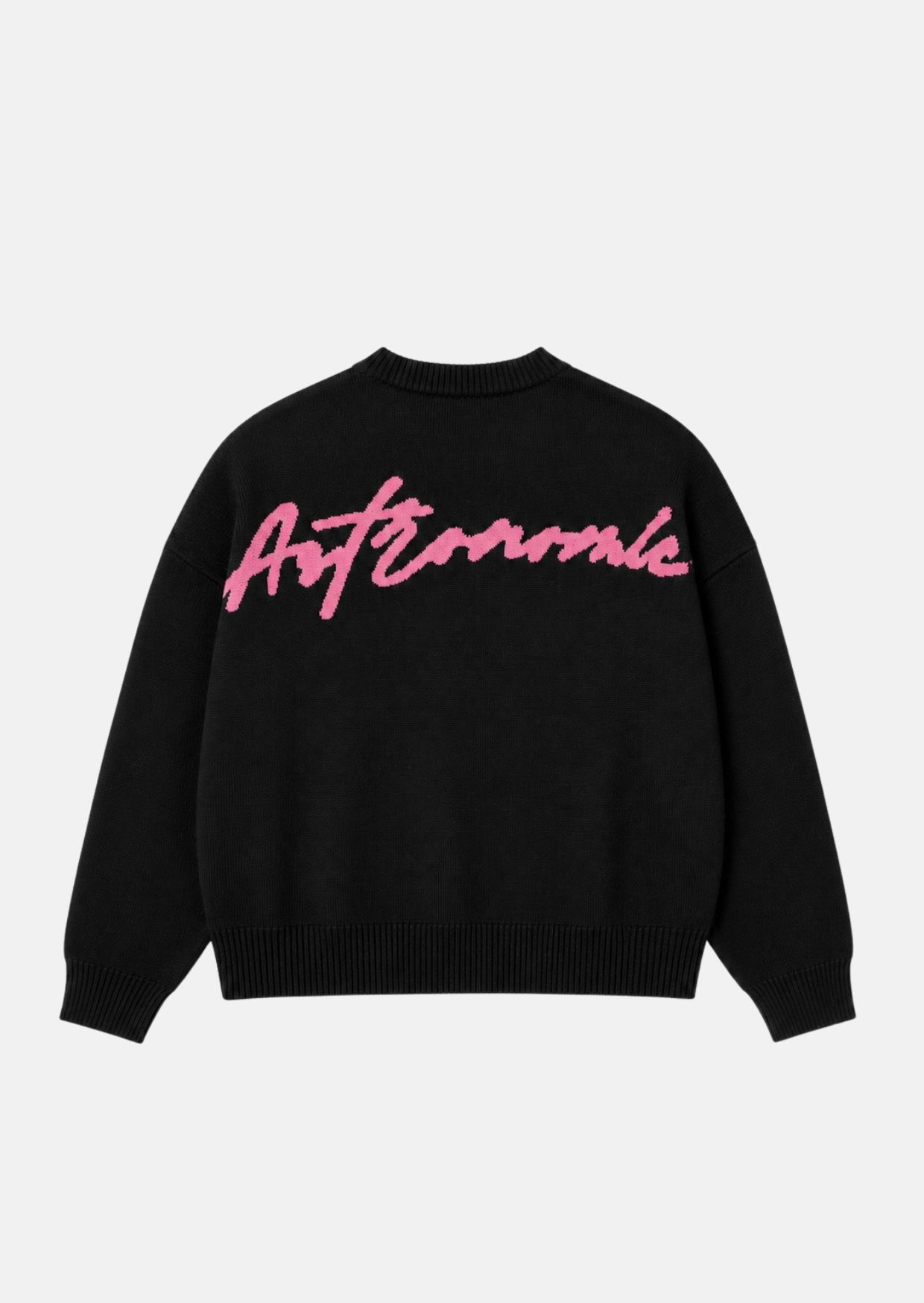 Sweater Signature - Negro y Rosado