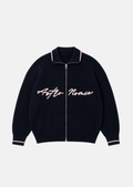 Zipper Knit Signature - Azul Oscuro