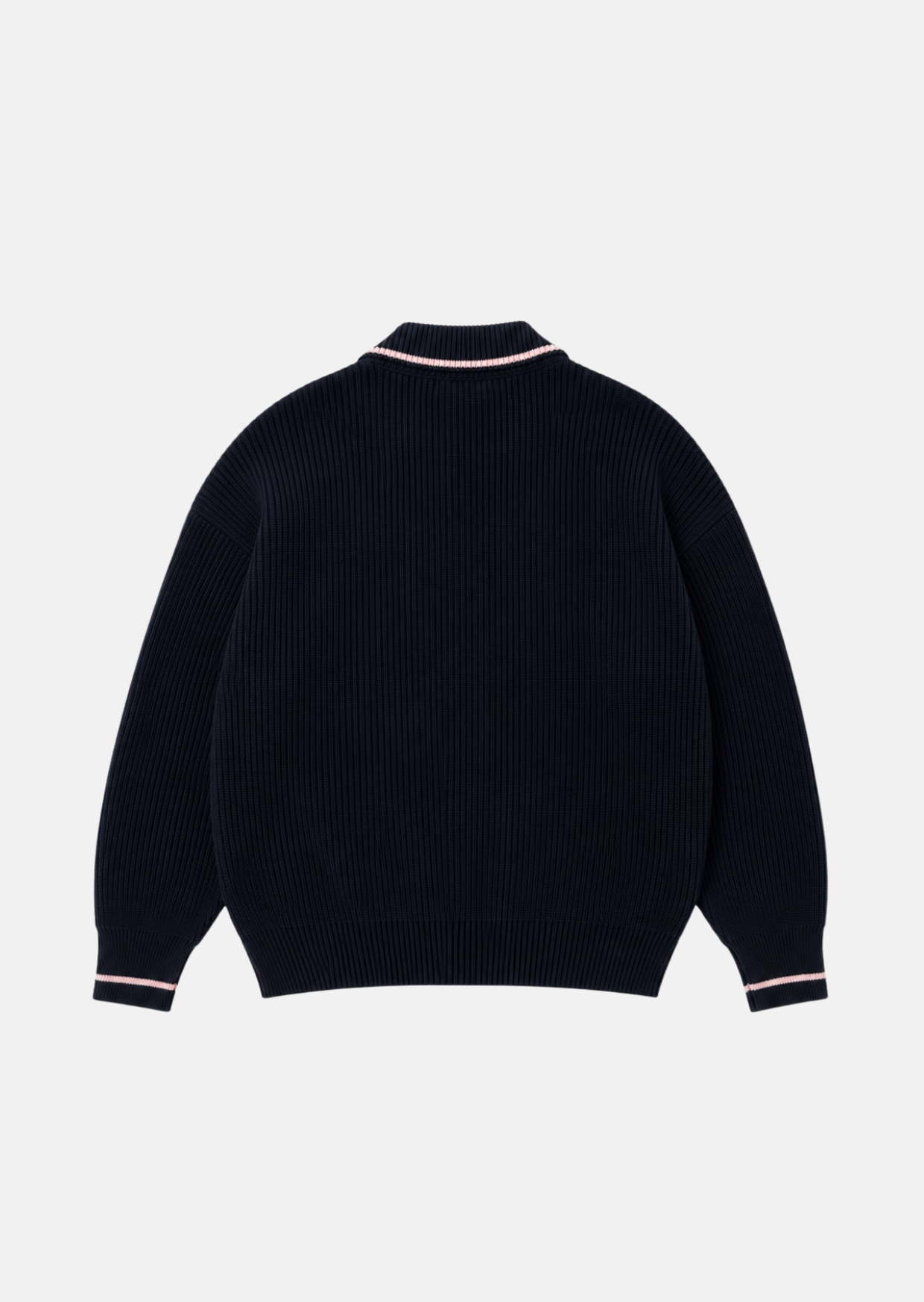 Zipper Knit Signature - Azul Oscuro