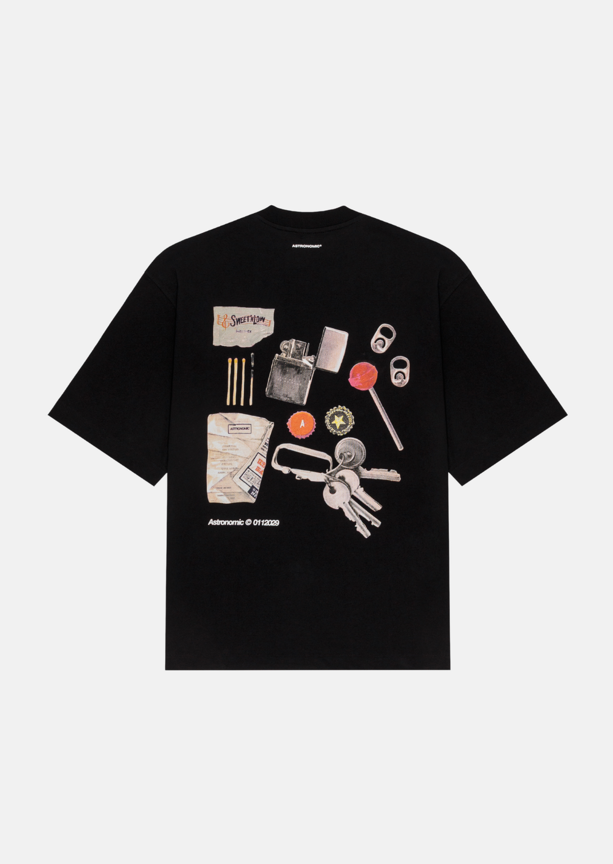 Camiseta Big Mess - Negro