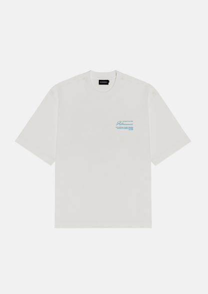 Camiseta Calm & Relaxing - Blanco Crema