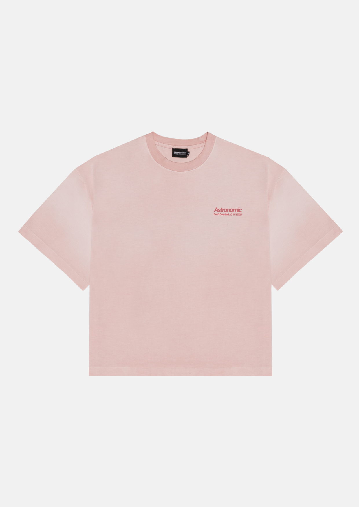 Camiseta Don't Overthink - Rosa Desgradé