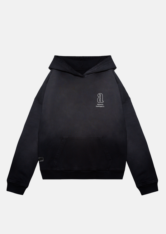Hoodie Road Supply - Gris Oscuro Degradé