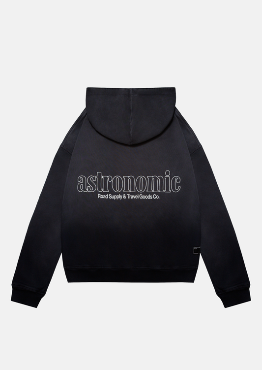 Hoodie Road Supply - Gris Oscuro Degradé