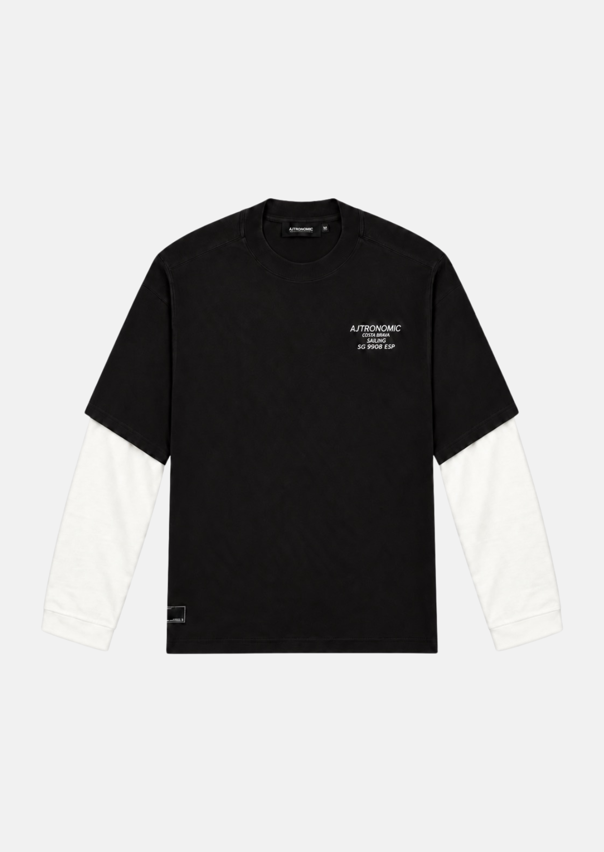Camiseta Doble Manga Yacht - Negro