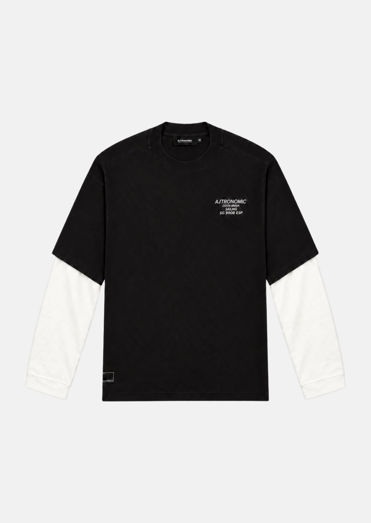Camiseta Doble Manga Yacht - Negro