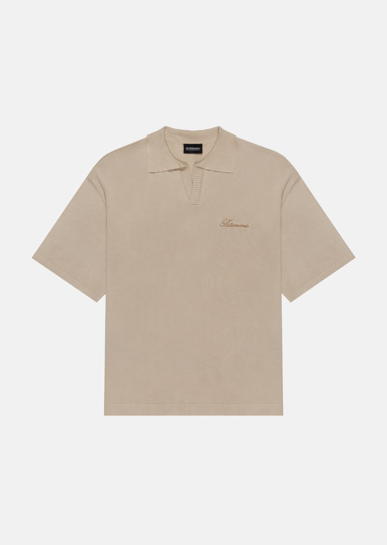 Camiseta Polo Tejida - Beige