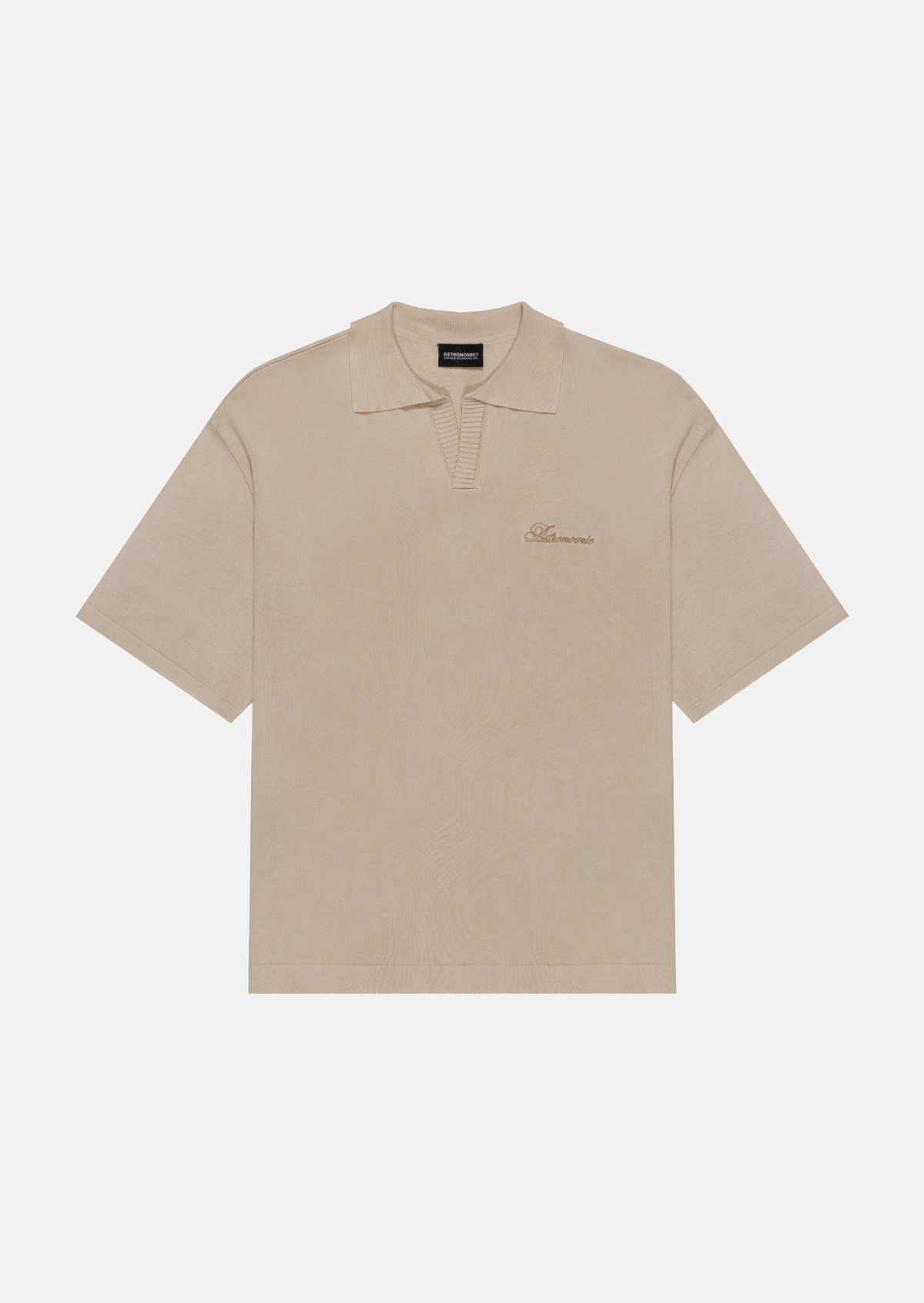 Camiseta Polo Tejida - Beige