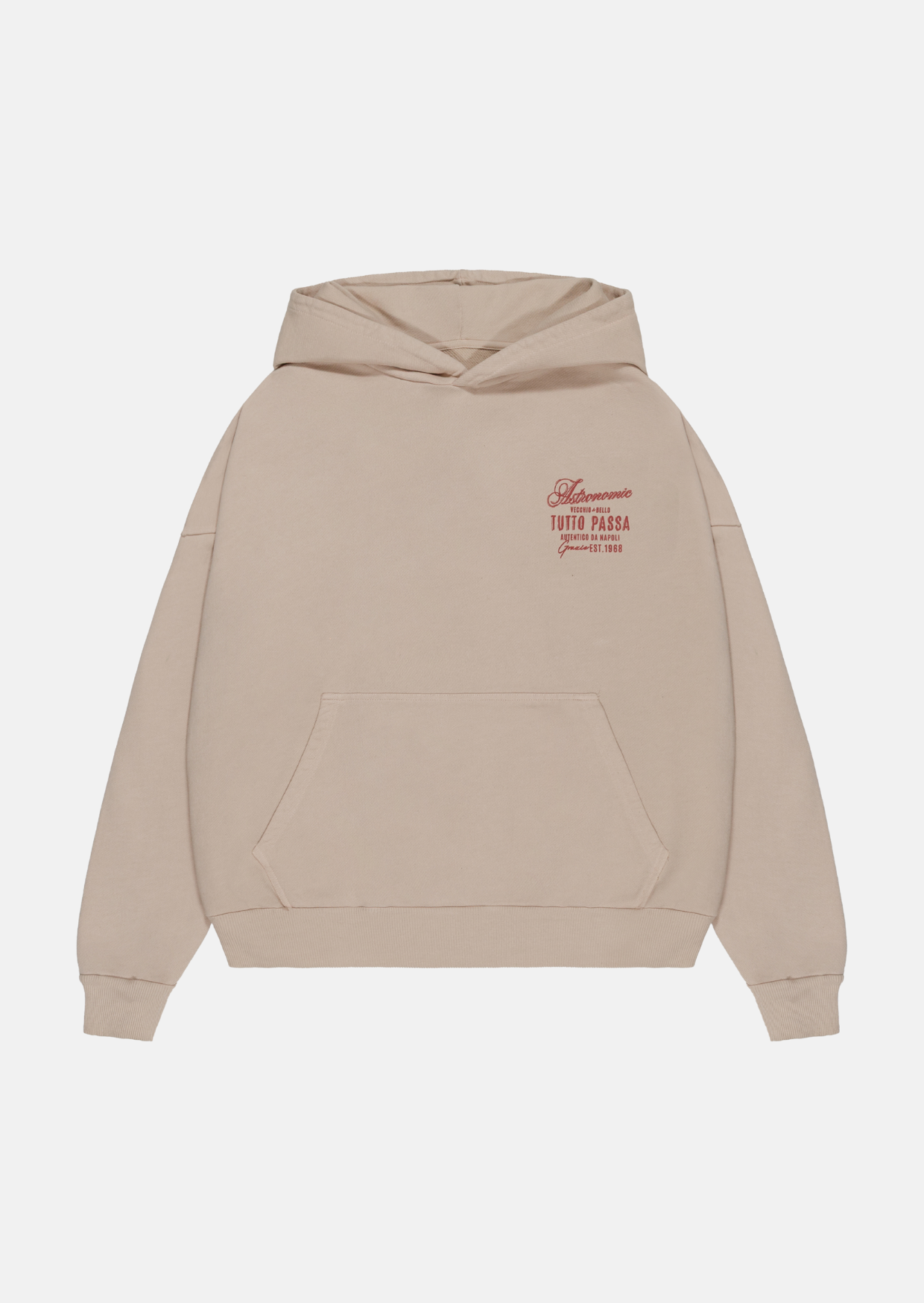 Hoodie Tutto Passa- Beige