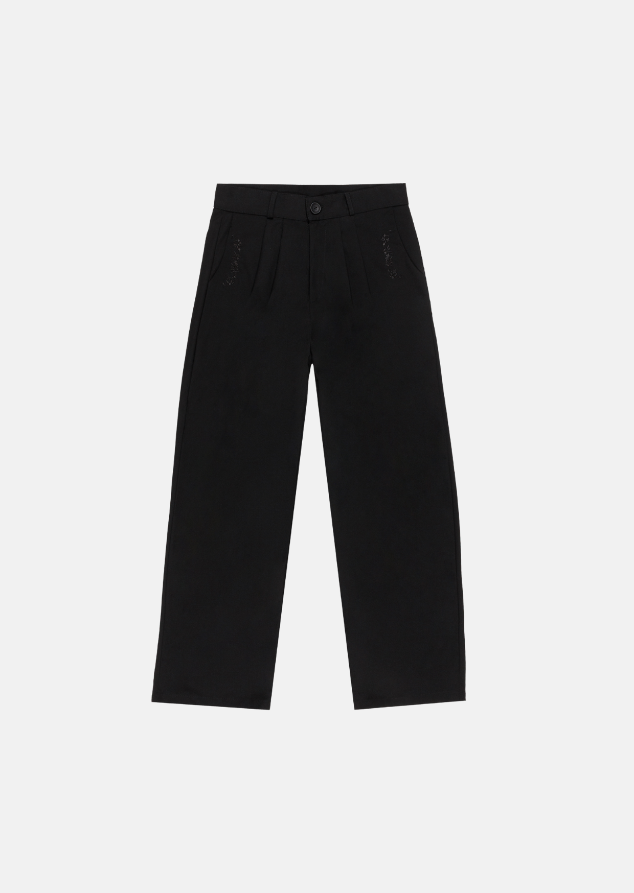 Wide fit Trouser  - Negro