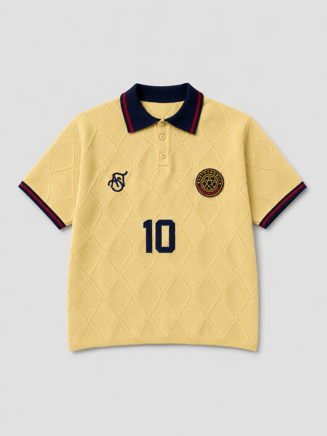 Camiseta Polo Colombia - Amarillo