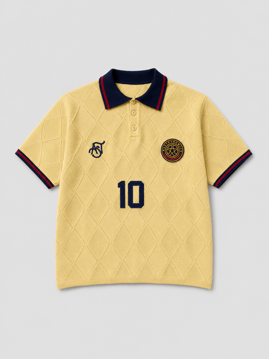 Camiseta Polo Colombia - Amarillo