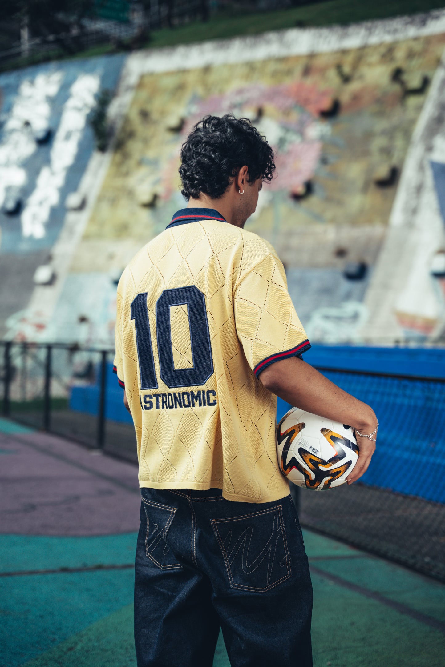 Camiseta Polo Colombia - Amarillo