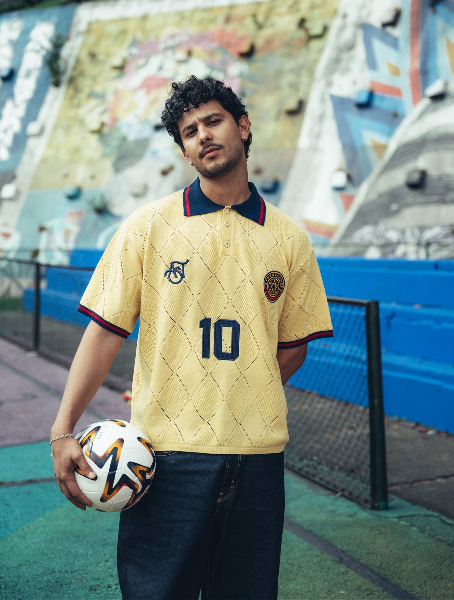 Camiseta Polo Colombia - Amarillo