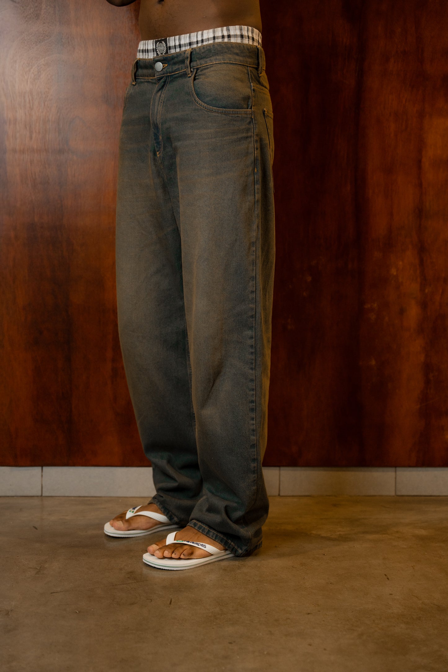 Relaxed Fit Jeans - Óxido