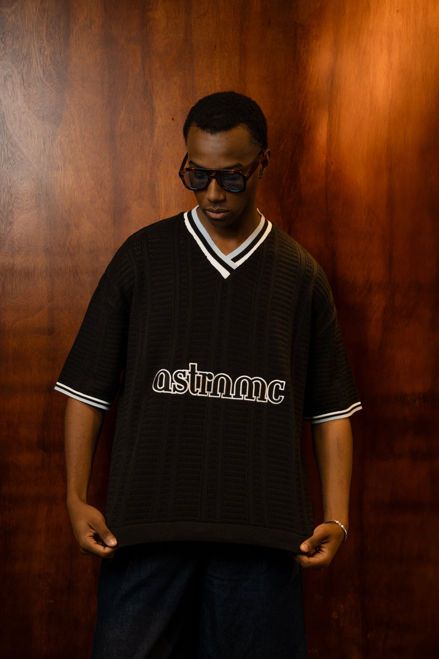 Knit Jersey Marina - Negro