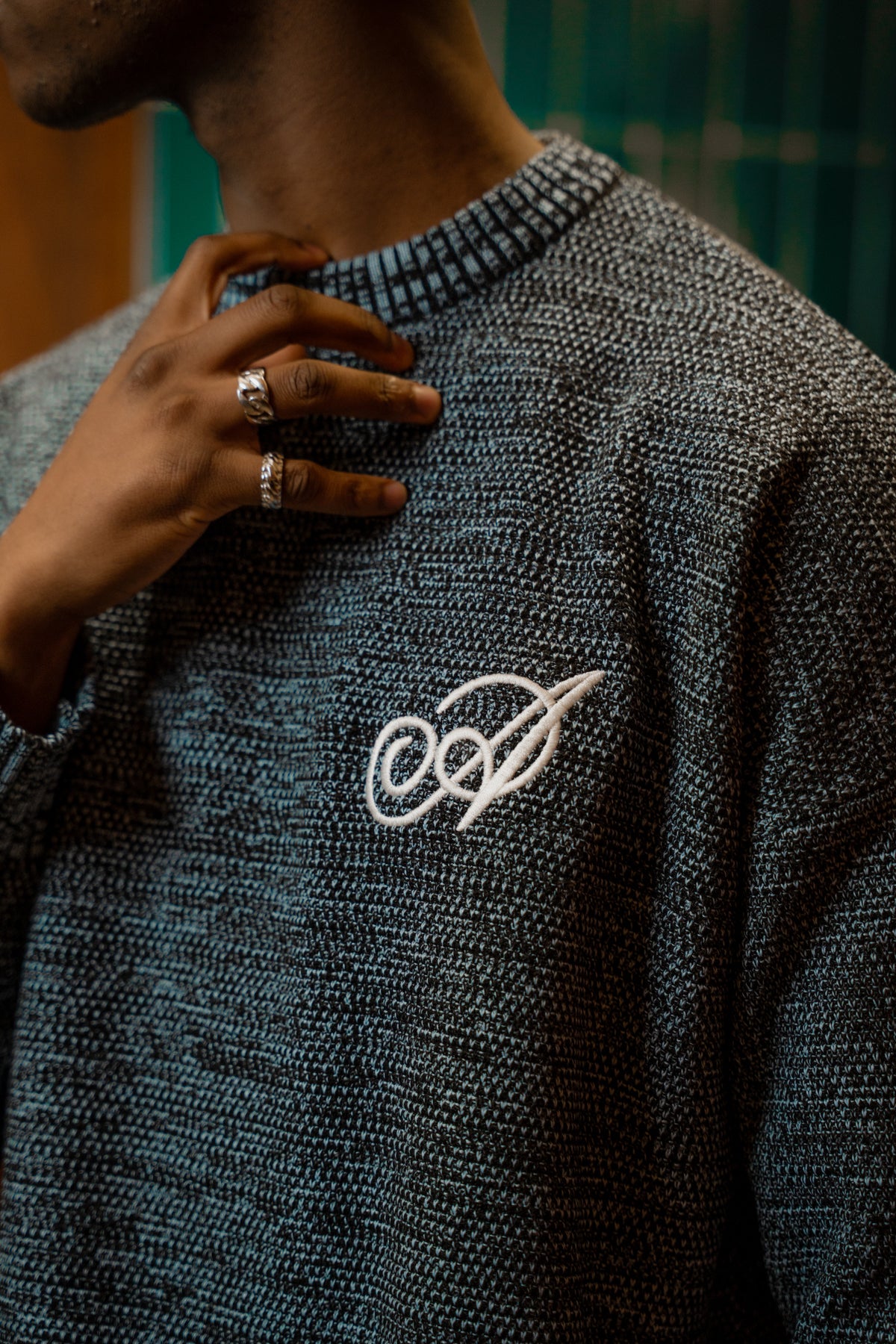 Knit Sweater Night - Negro
