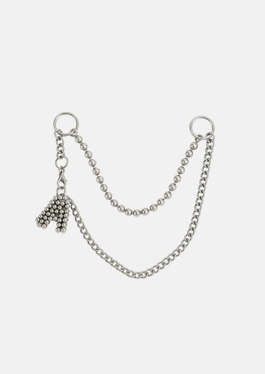 Cadena Colgante Para Pantalón - Plateada