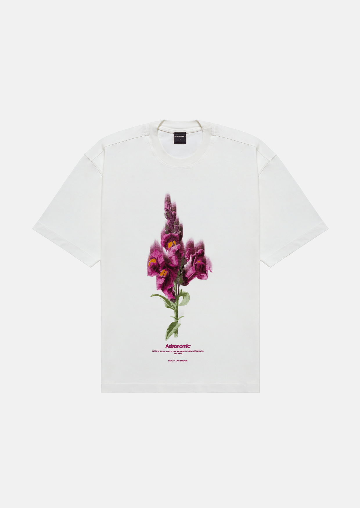 Camiseta Florecer - Blanco Hueso - Astronomic