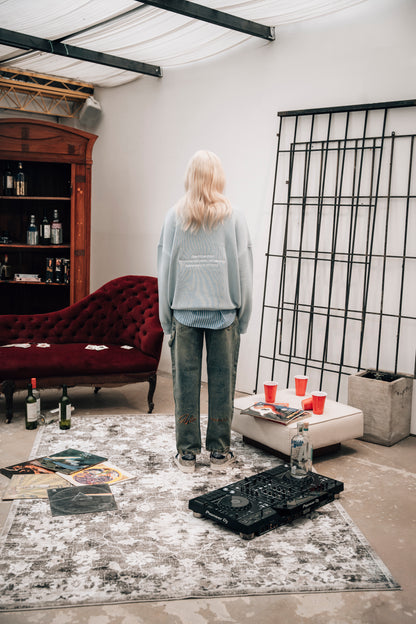 Sweater A-Statement - Azul Bebé