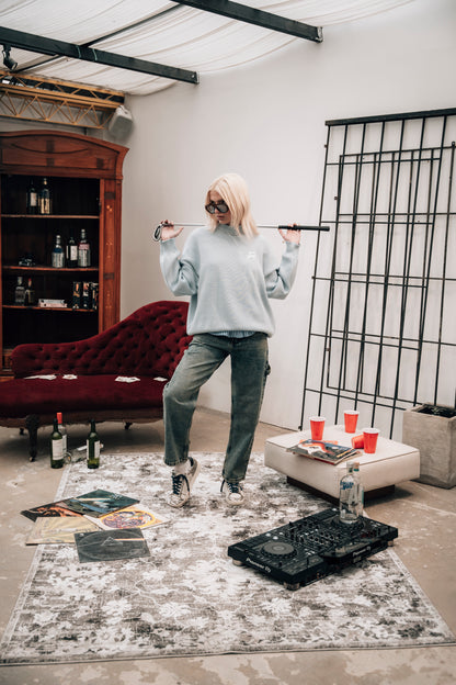 Sweater A-Statement - Azul Bebé