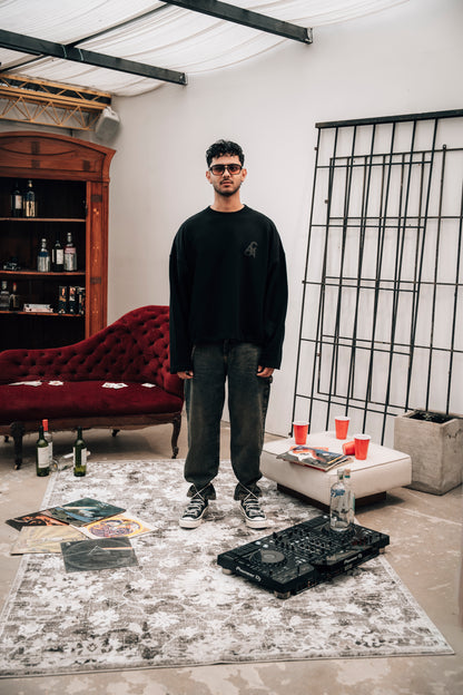 Crewneck Celebration Area - Negro