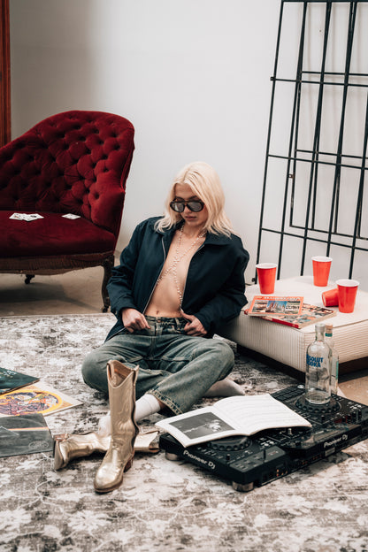 Chaqueta Drill Edición Limitada - Azul Oscuro