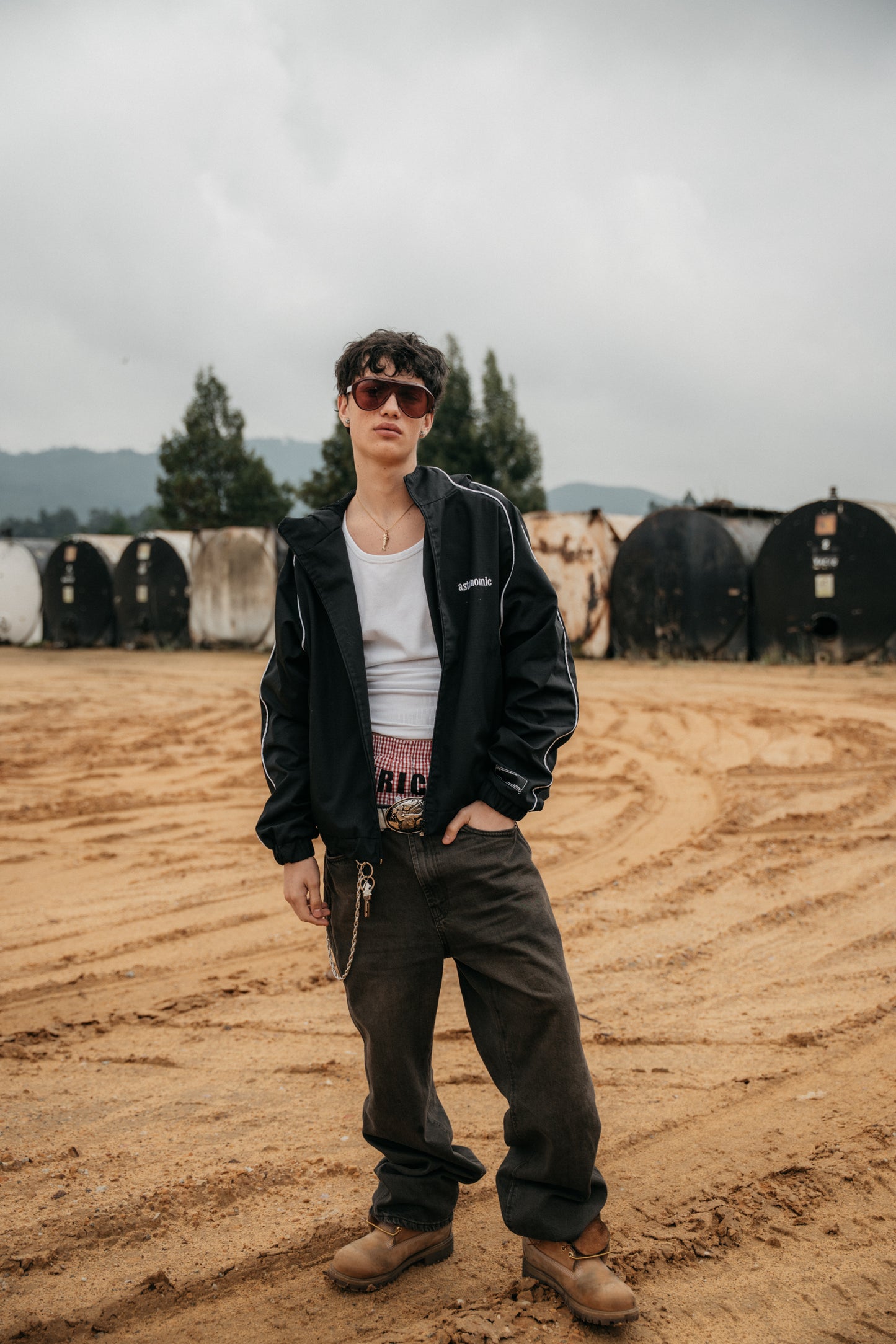 Roadmap Windbreaker - Negro