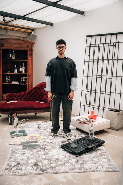 Camiseta Celebration Area - Gris Desgradé