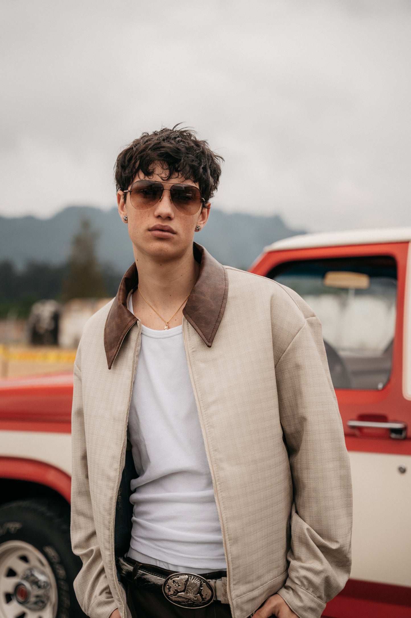 Chaqueta De Paño Wild Ride - Beige