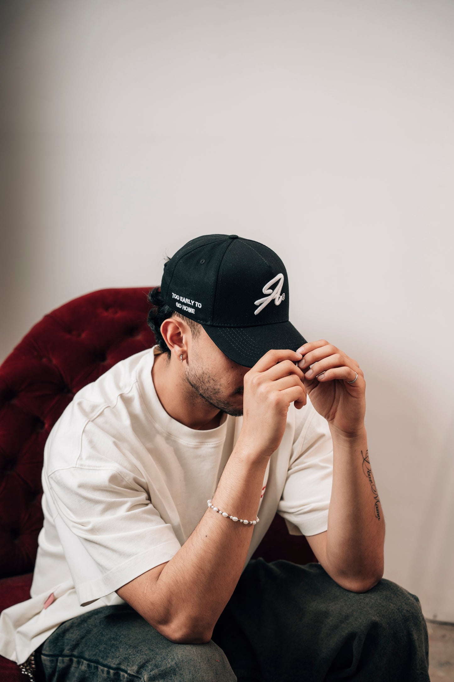 Gorra A-Statement - Negro