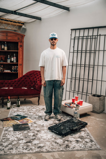 Camiseta Calm & Relaxing - Blanco Crema