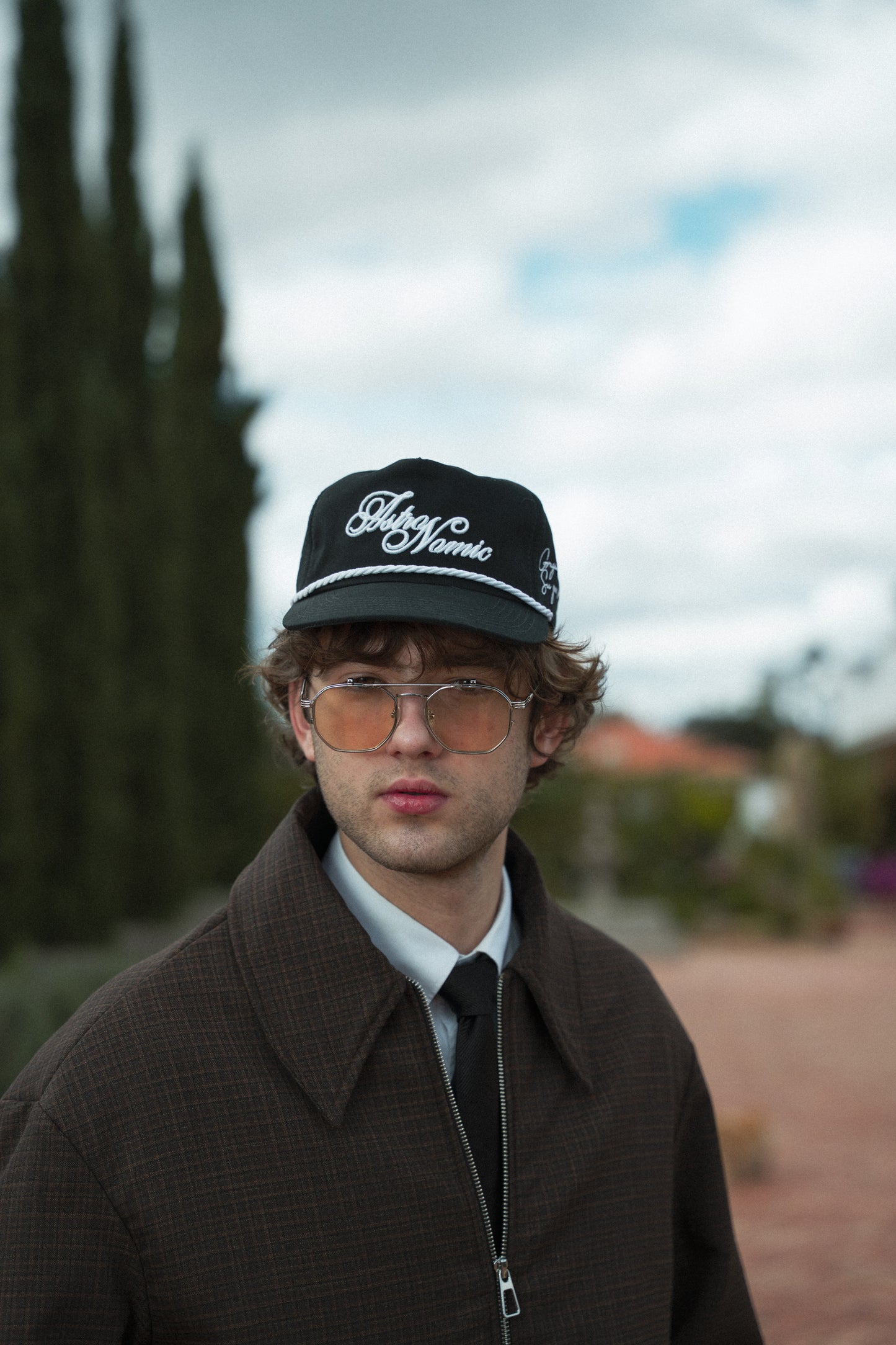 Gorra Golfer Ciao Bella - Negro