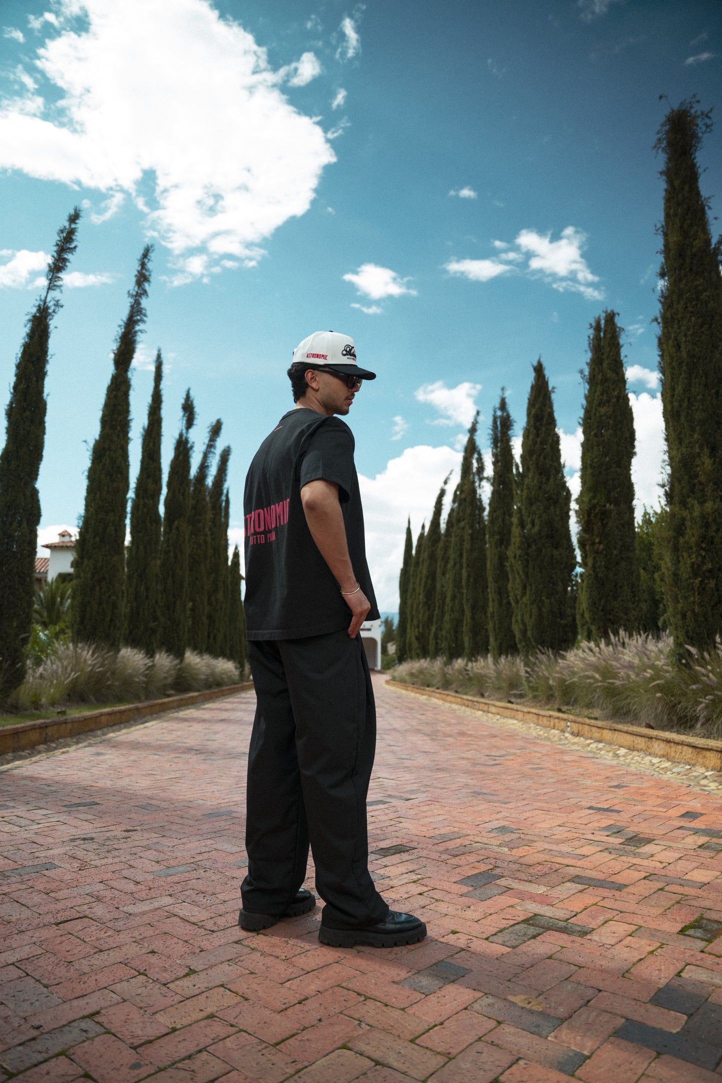 Wide fit Trouser  - Negro