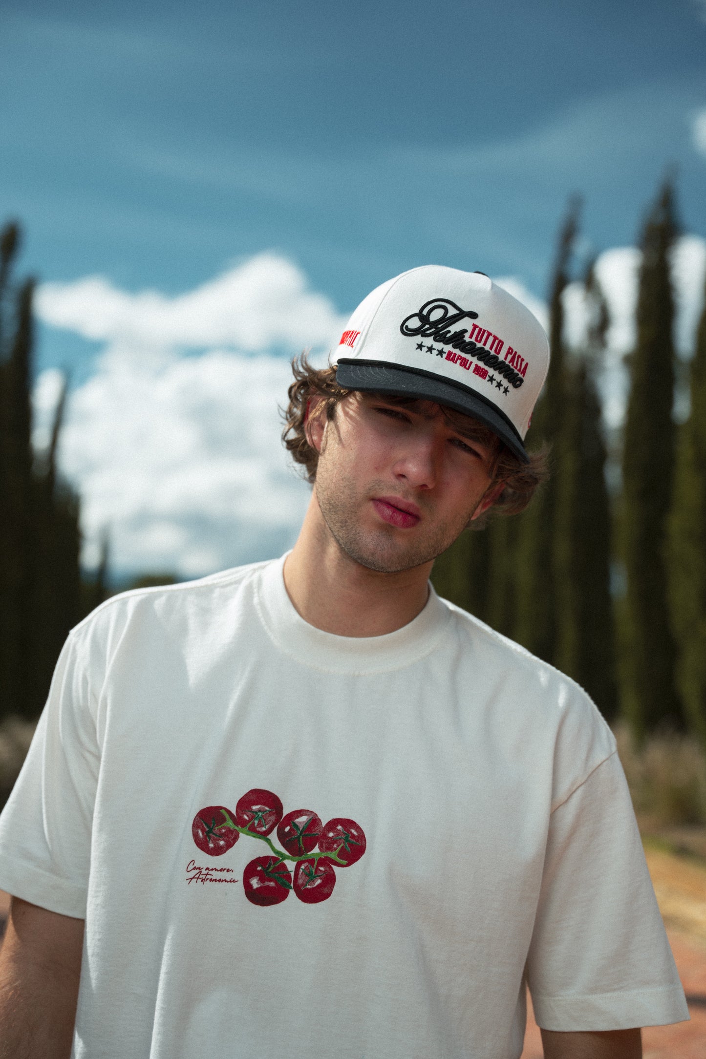 Camiseta Tomates - Blanco